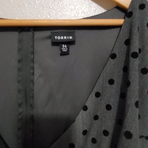 torrid Dresses - Torrid size 24 polka dot dress torrid Dresses - Torrid size 24 polka dot dress